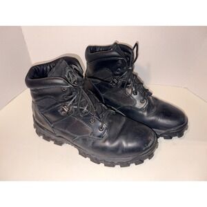 Rocky Mens 6 Inch Alpha Force Black Leather Work Boots‎ Size 11W FQ0002167